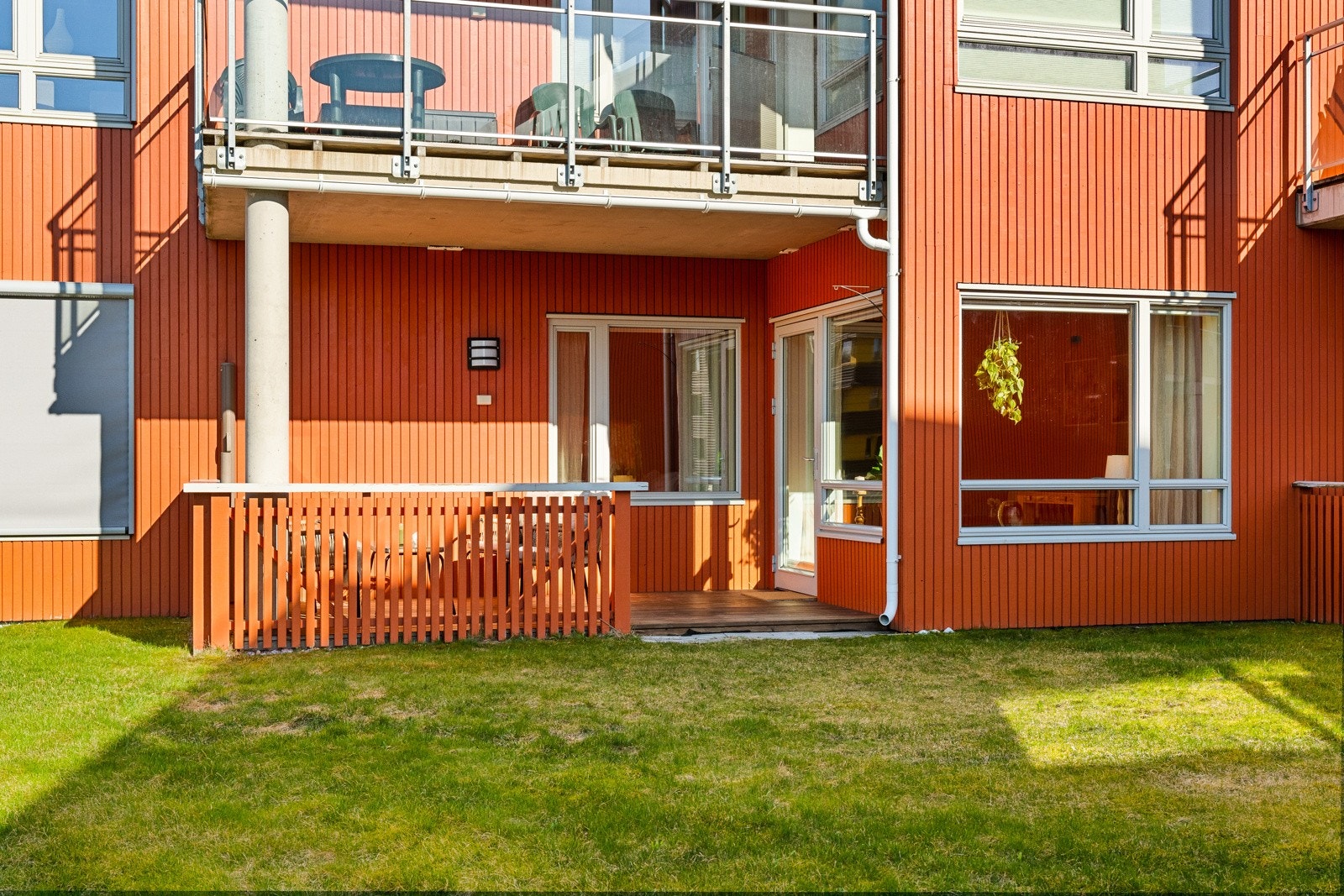 Her nyter man godt av direkte tilkomst til grøntareal. Galleribilde