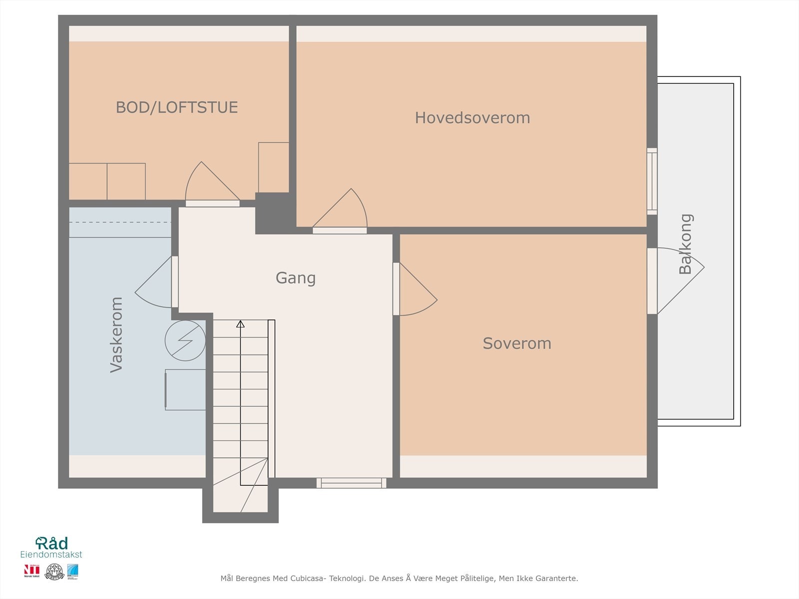 Plantegning Loftsetasje Galleribilde