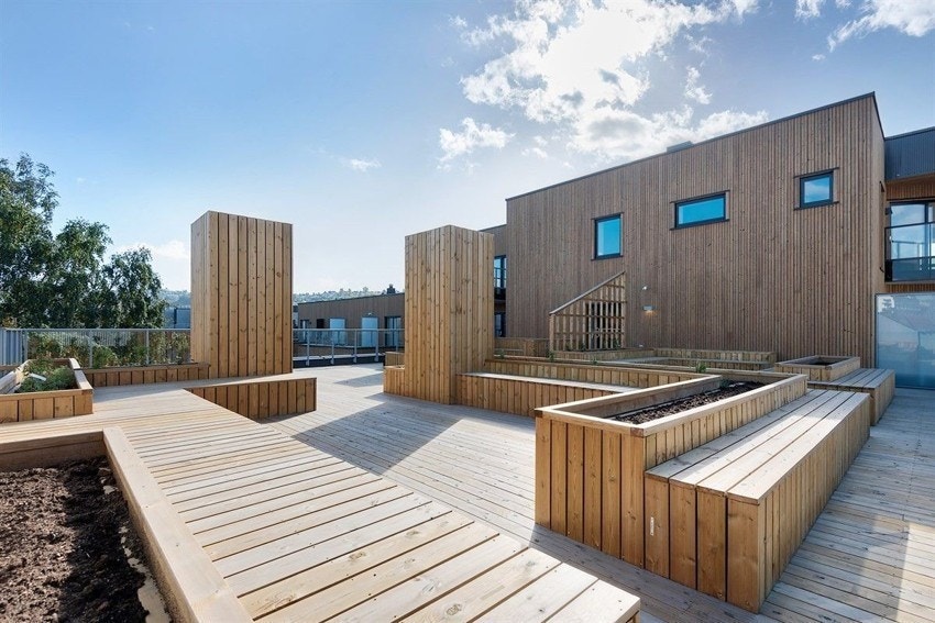 Takterasse Galleribilde