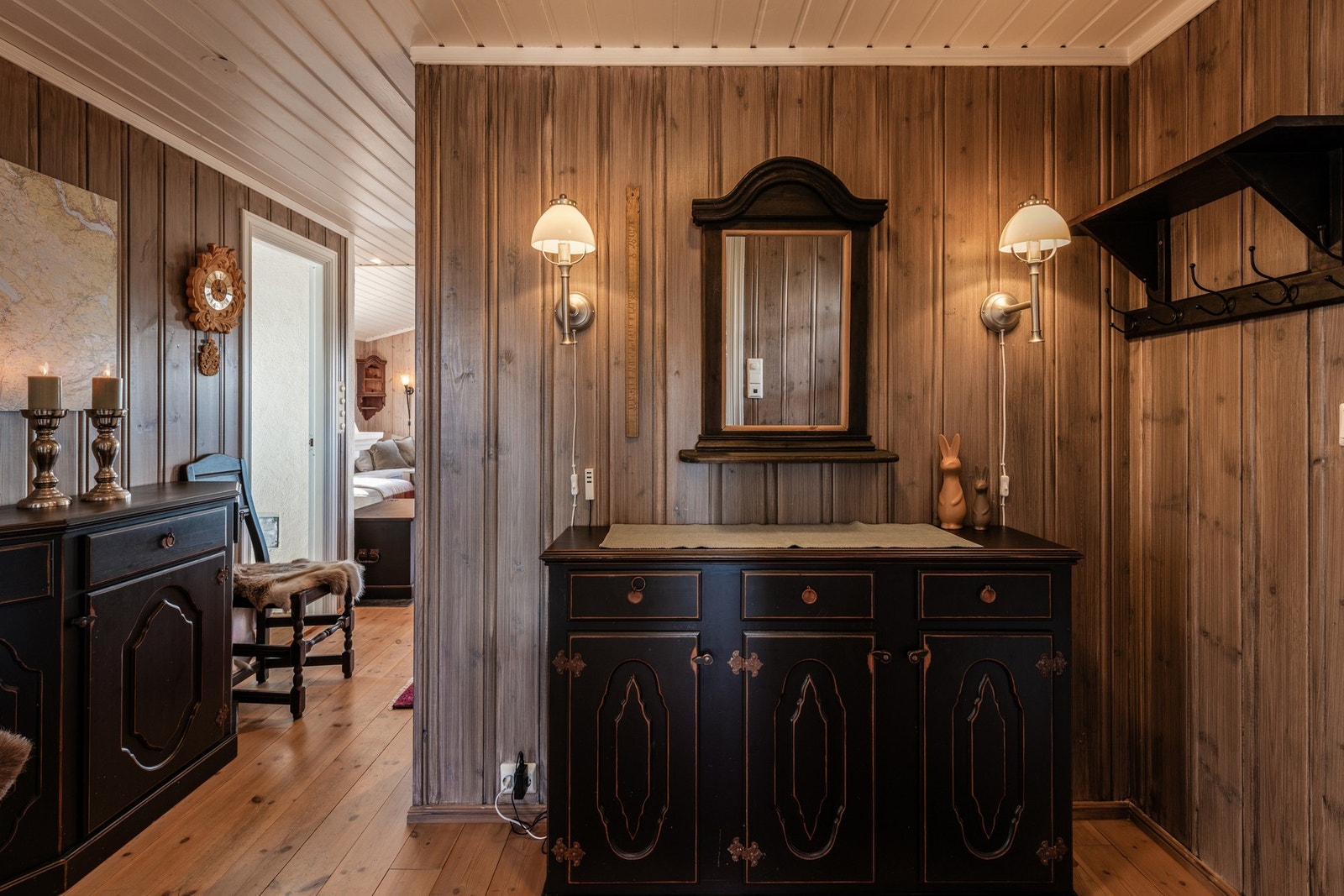 I gangen er det god plass til å innrede med oppbevaring etter behov. Galleribilde