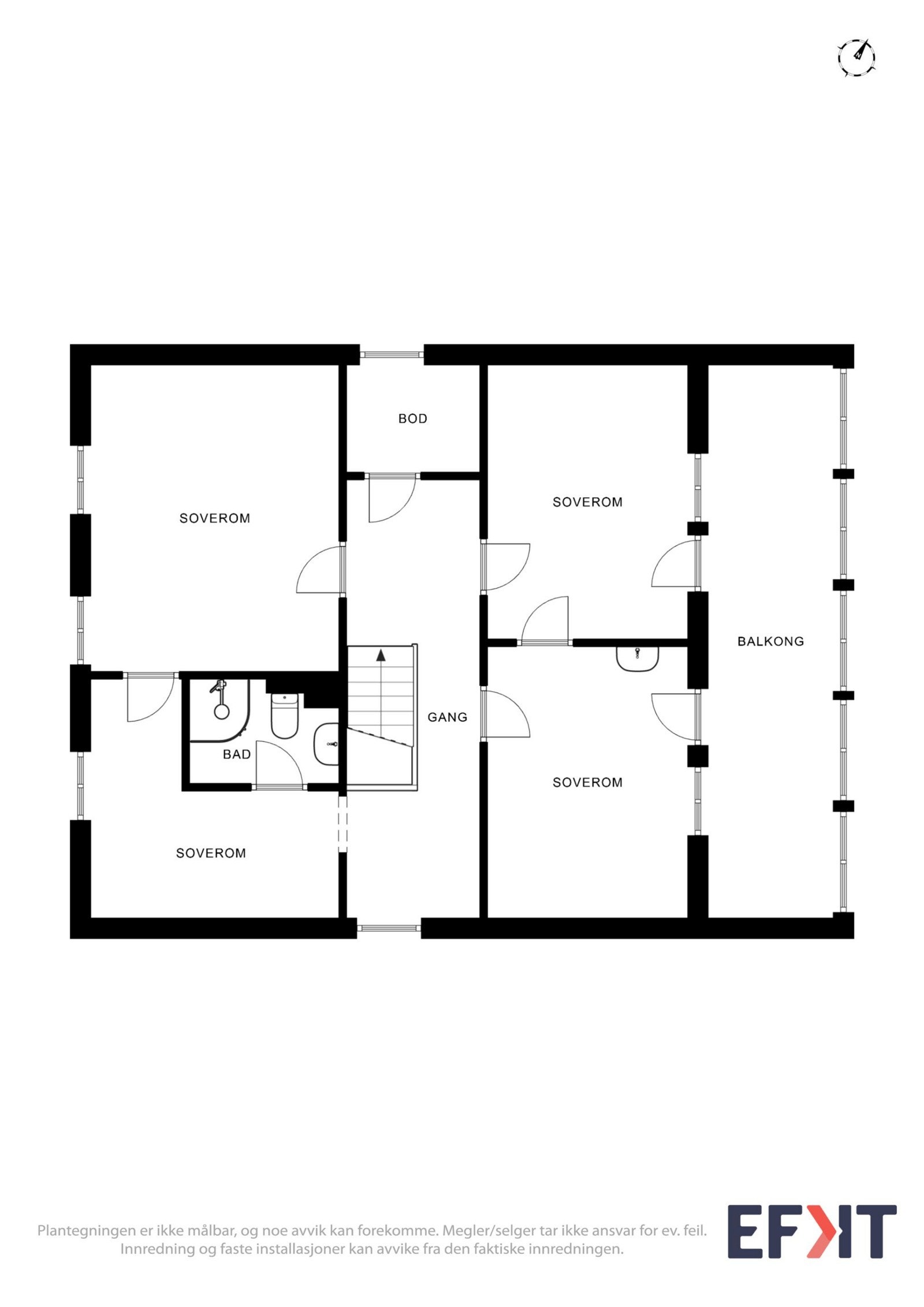 Plantegning 2. etasje. Galleribilde