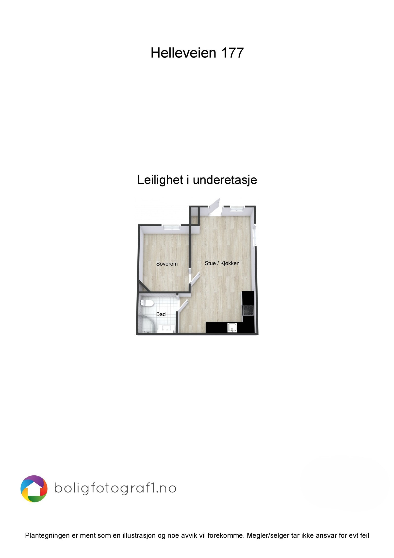 Plantegning Utleiedel Galleribilde
