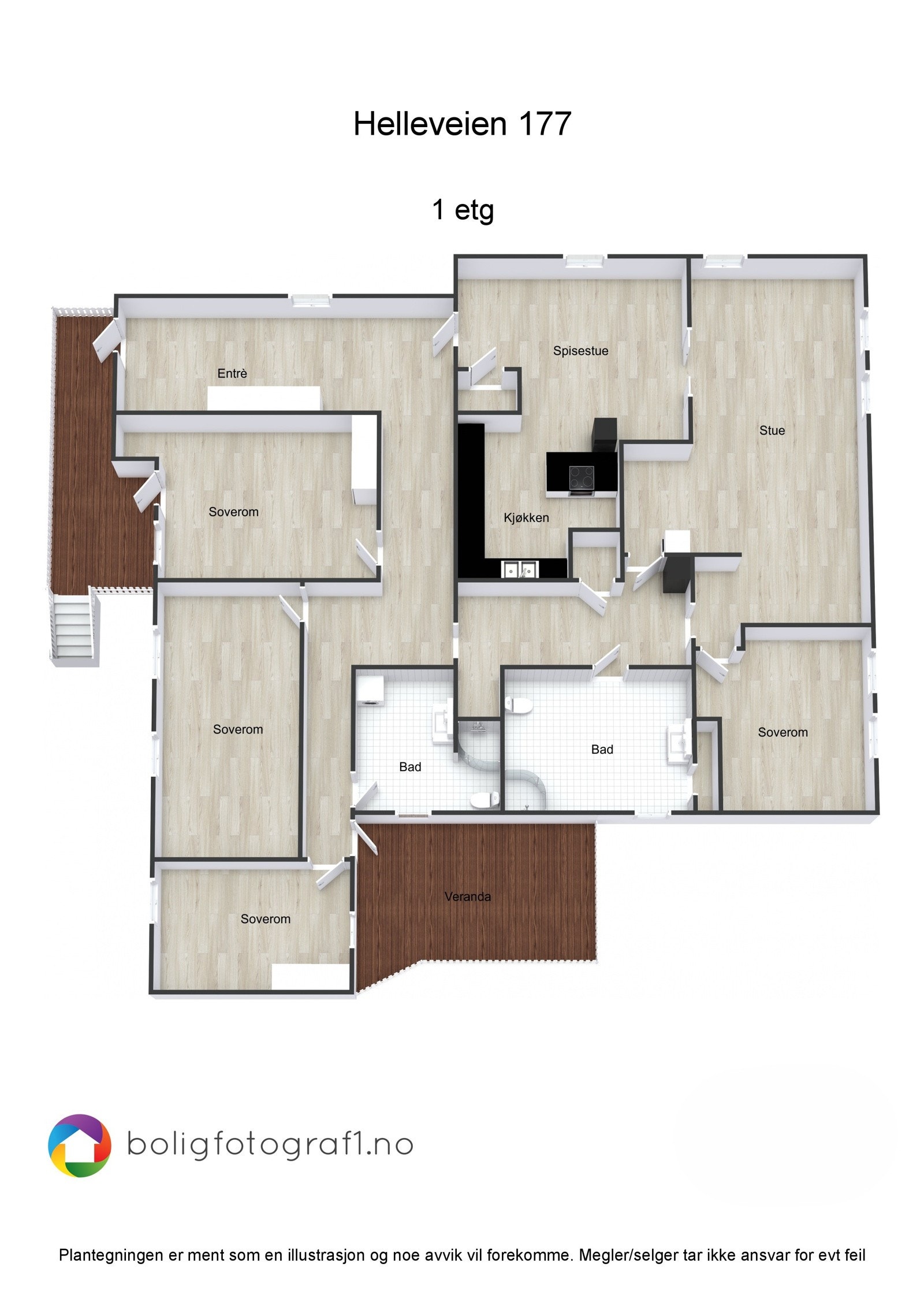 Plantegning Galleribilde