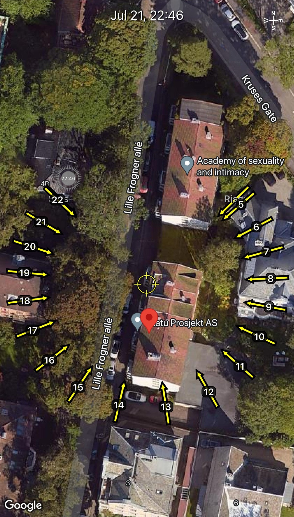 Solkart som viser solens bane på sommerstid. Galleribilde