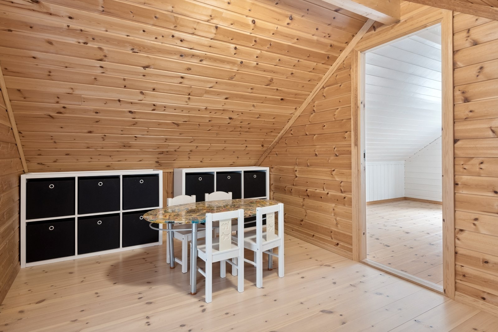 I dag er det innreia som leikerom i det første rommet Galleribilde