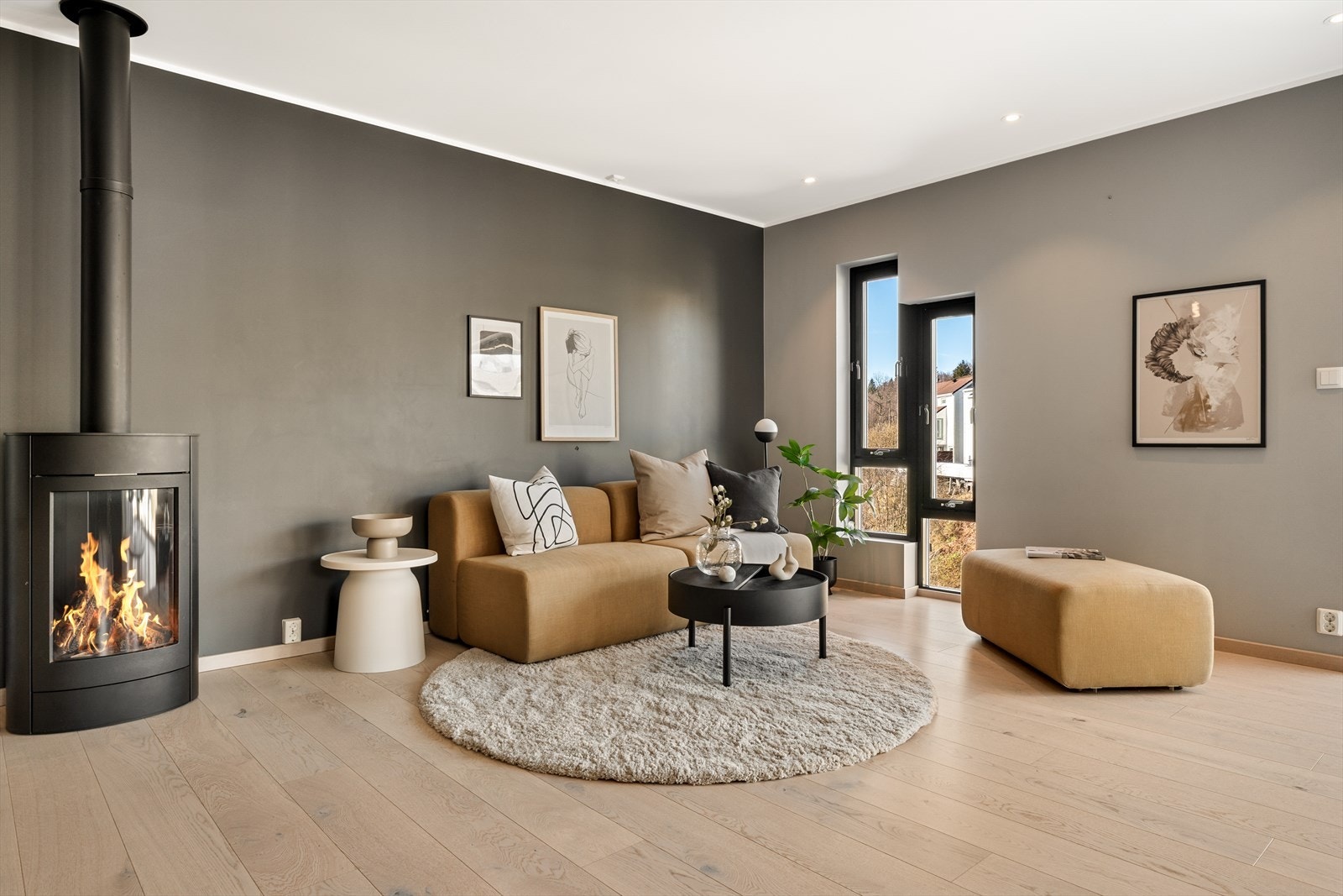 Koselig peis til de kalde dagene. Galleribilde