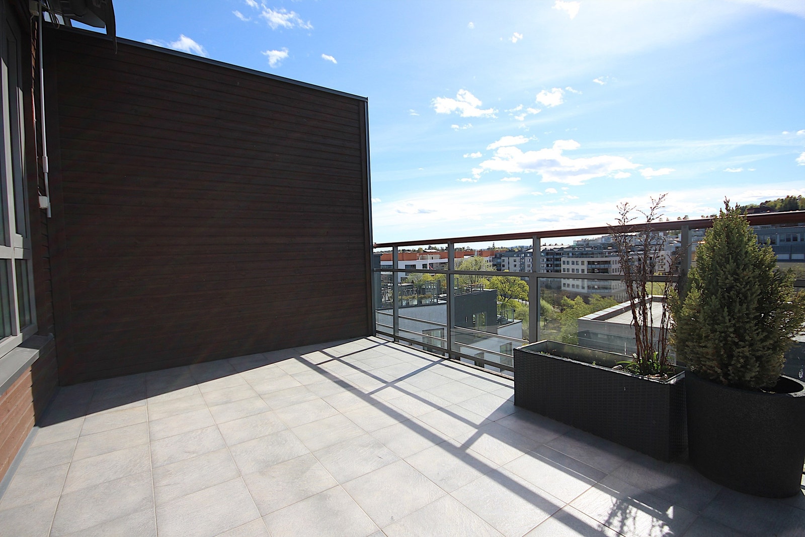 Stor balkong på nesten 12 kvm Galleribilde