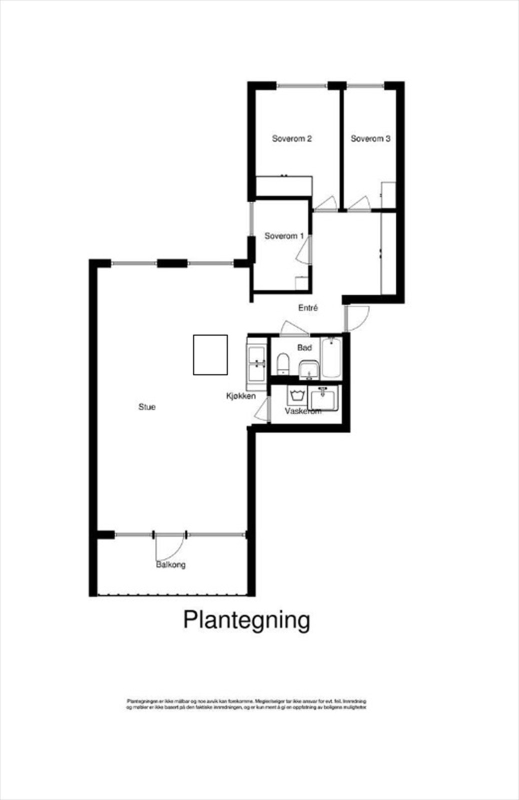 Plantegning. Galleribilde