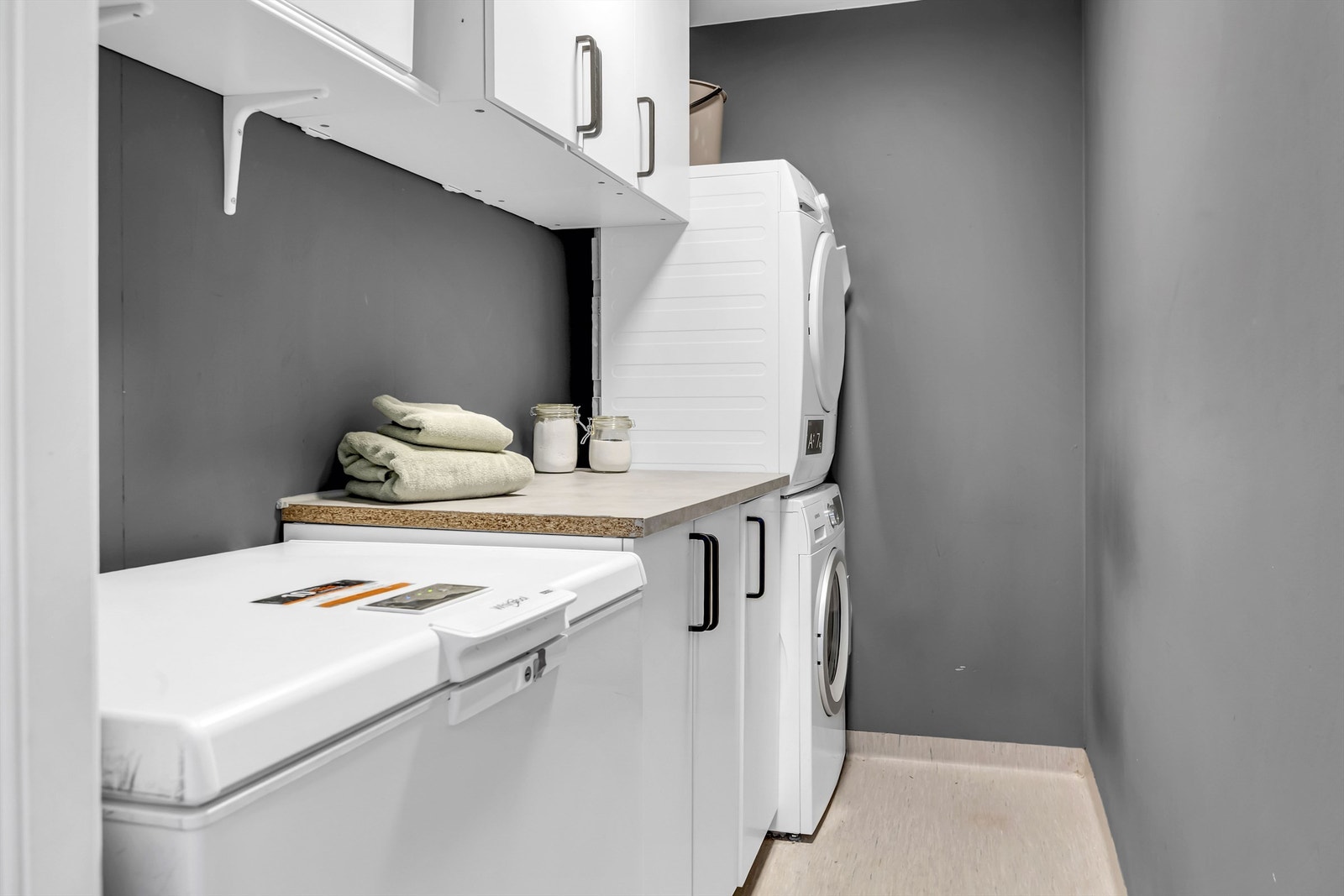 Praktisk vaskeromsløsning er det også. Galleribilde