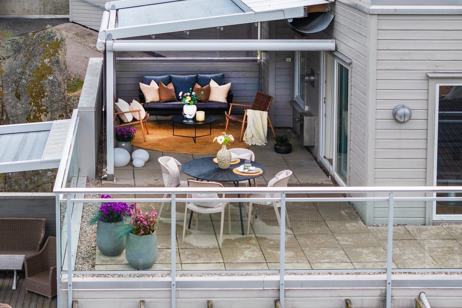 Velkommen ut på en fantastisk balkong på hele 46 kvm! Galleribilde