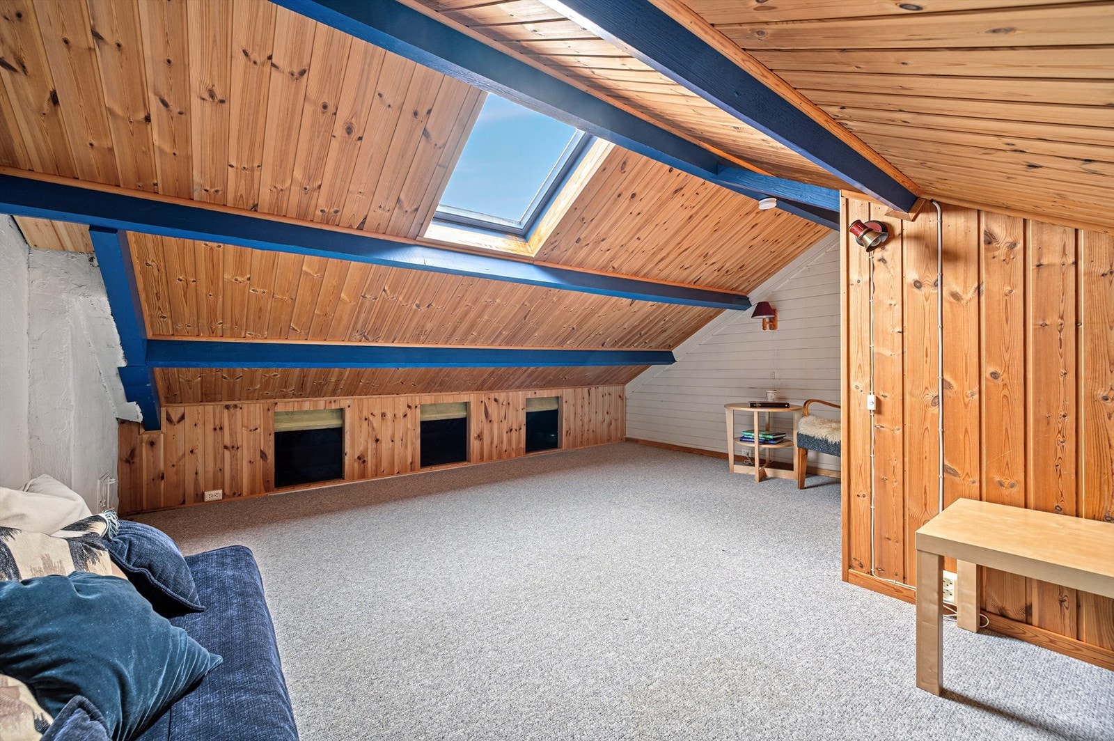 Mange har valgt å bruke disse loftene som lekerom, gjesterom eller som en liten loftstue selv om rommet ikke er godkjent for dette Galleribilde