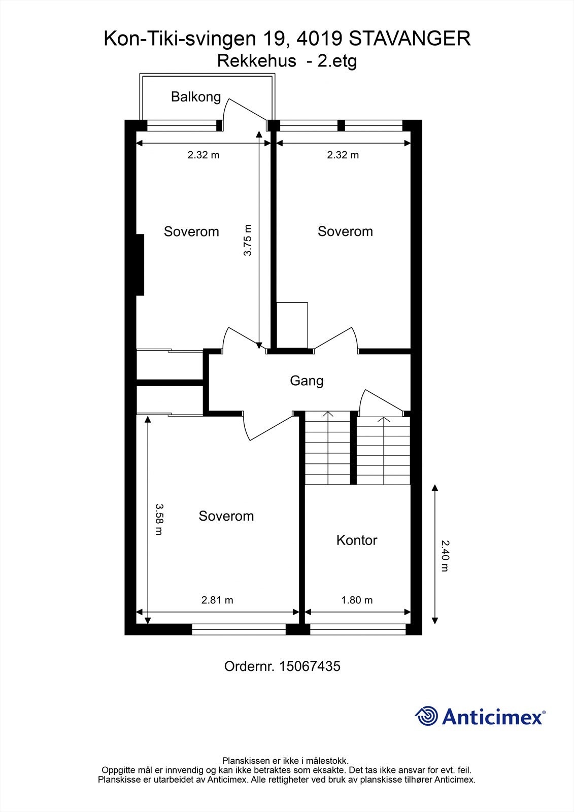 Plantegning - 2.etg Galleribilde