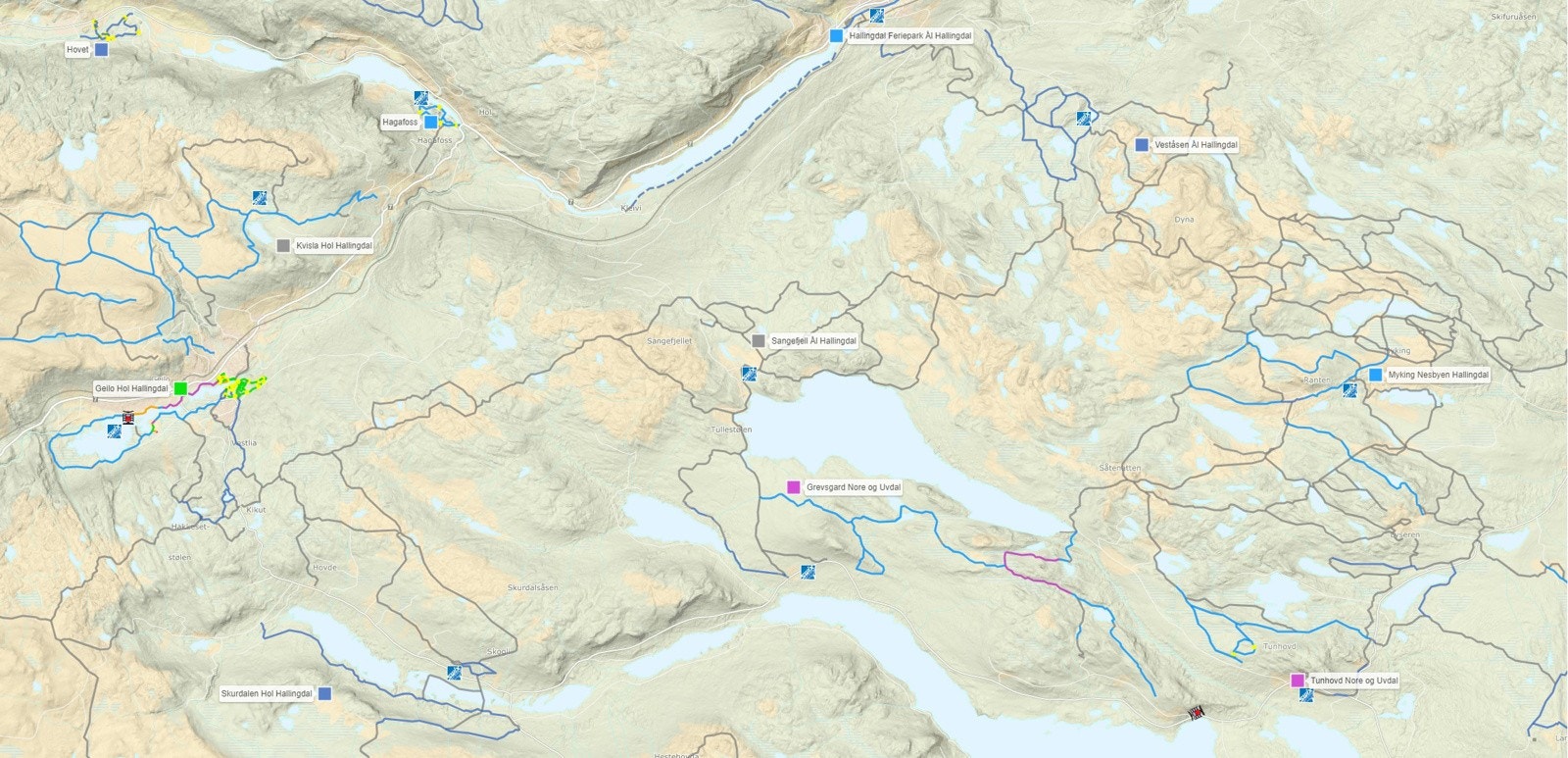 Skiløyper Sangefjell og omeng Galleribilde