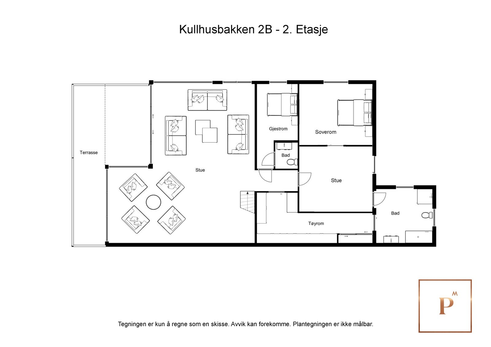 Plantegning 2. etg. Galleribilde