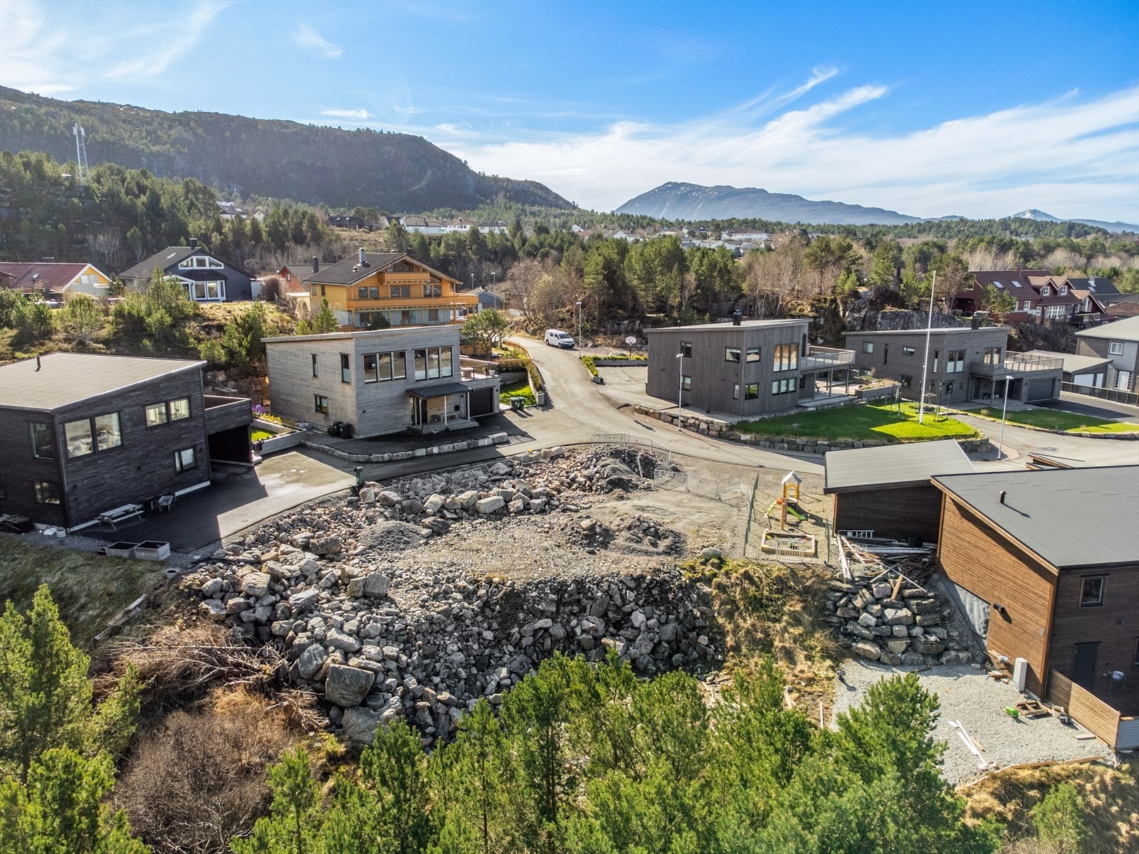 Dronefoto Galleribilde