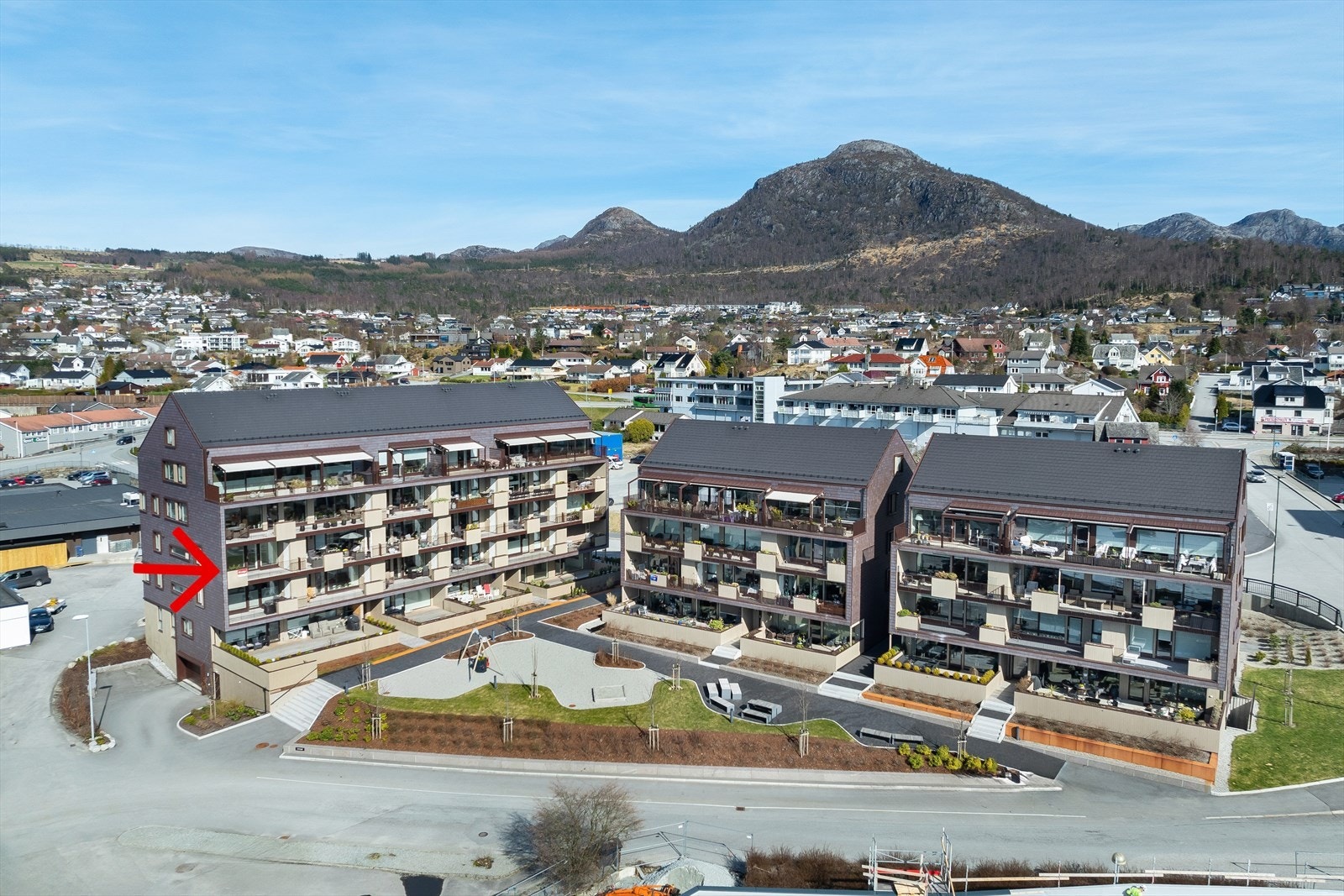 Her kan man få en lettstelt og praktisk hverdag, med få skritt til alt man trenger i hverdagen. Galleribilde