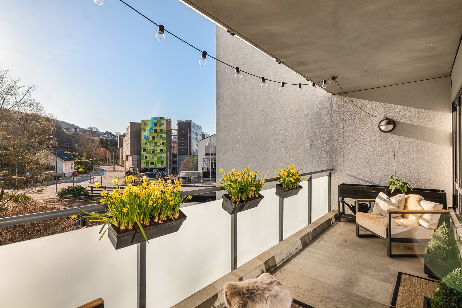 Når det spirer i trærene har du en herlig grønn oase foran deg! Galleribilde