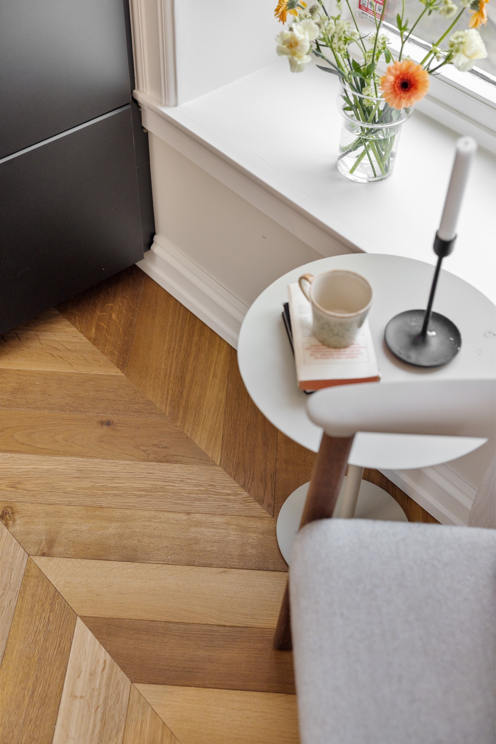 - Lekker Chevronparkett. Varme i alle gulv unntatt på soverom - Galleribilde