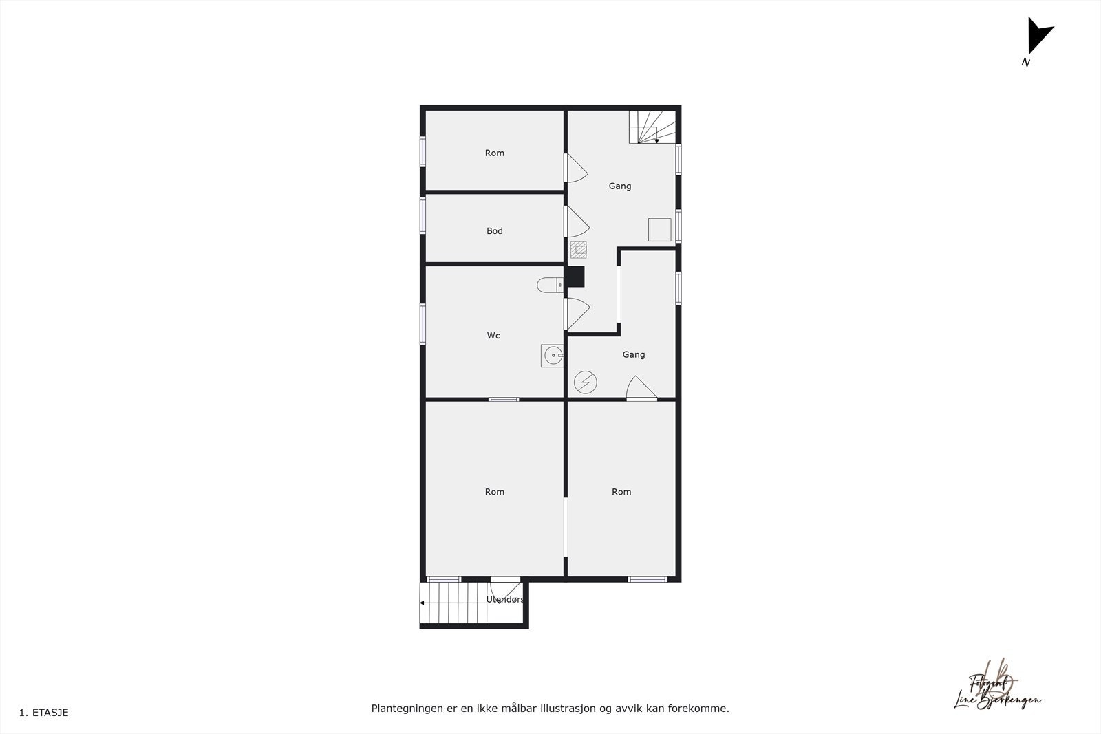 Plantegning Galleribilde