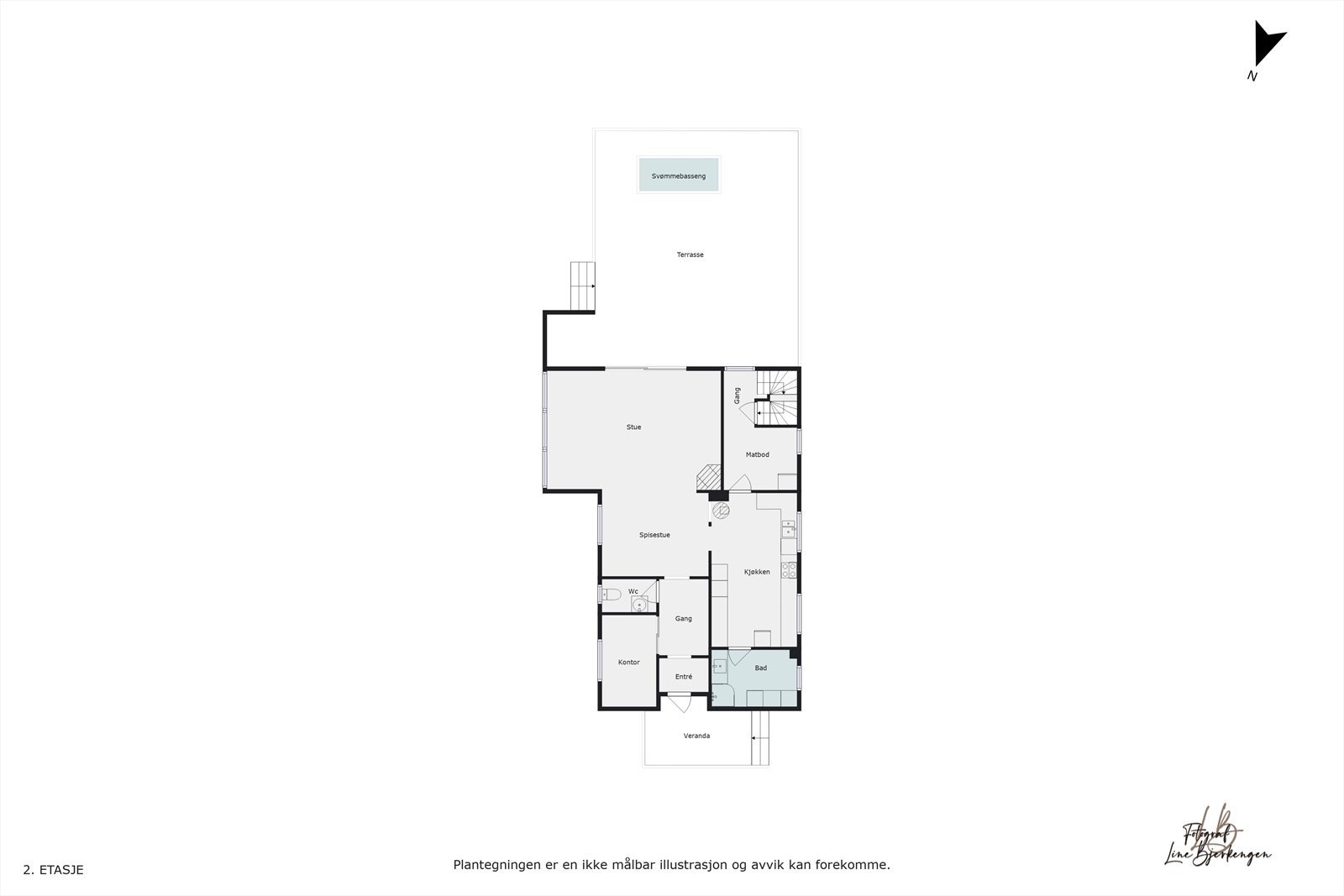 Plantegning Galleribilde