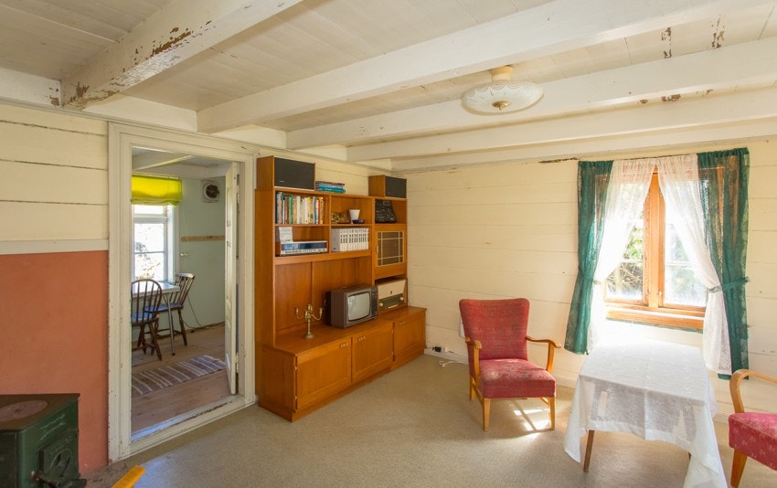 Stue med adkomst til kjøkkenet. Galleribilde