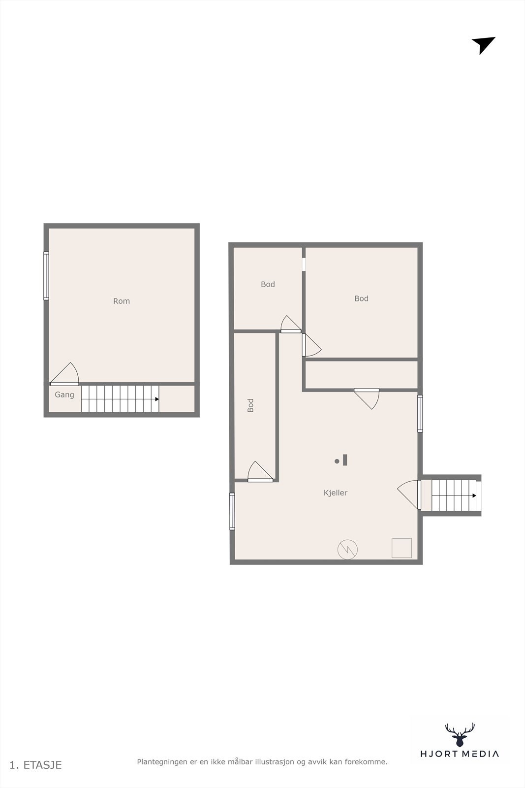 Plantegning Galleribilde