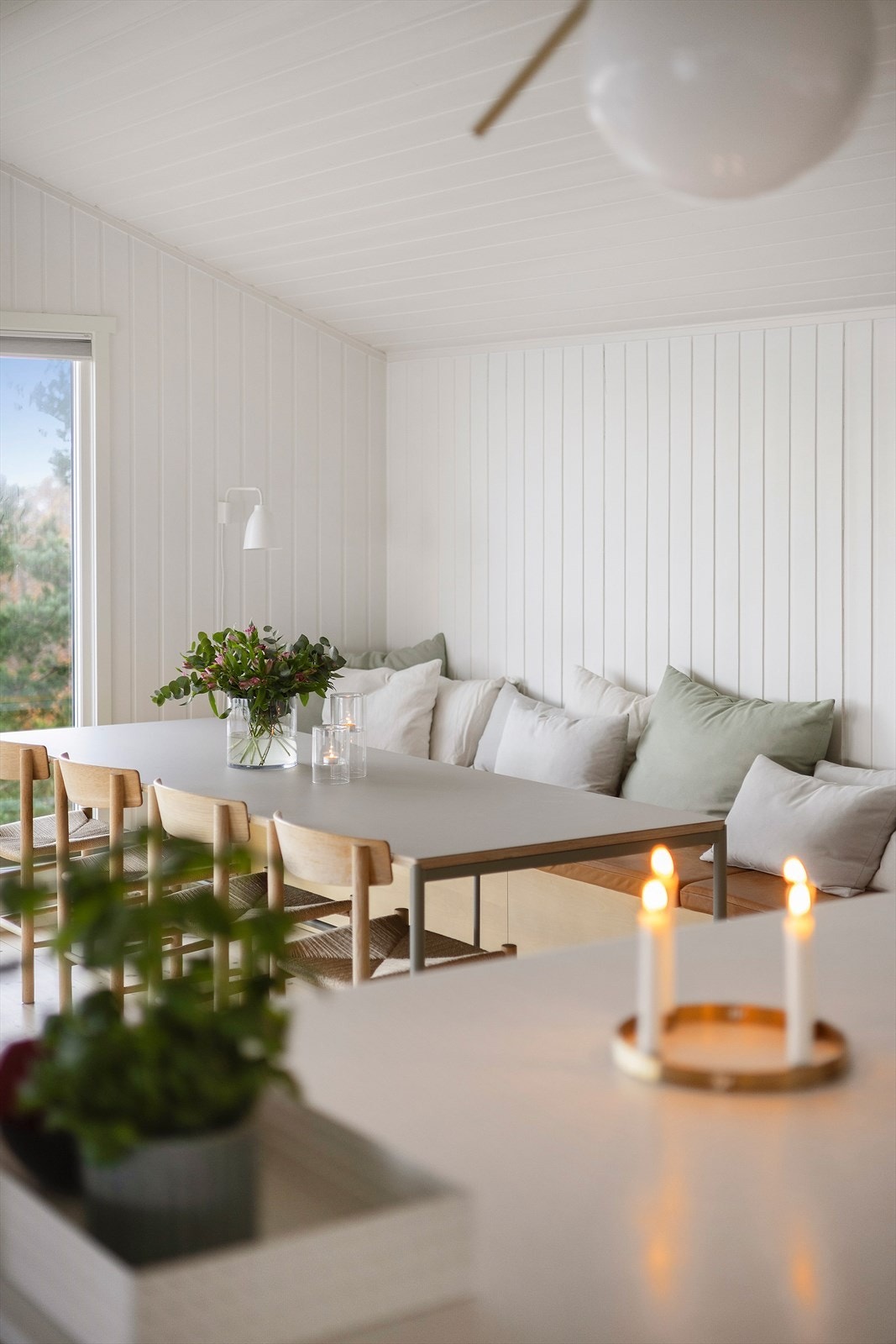En hytte med varm og koselig atmosfære. Galleribilde