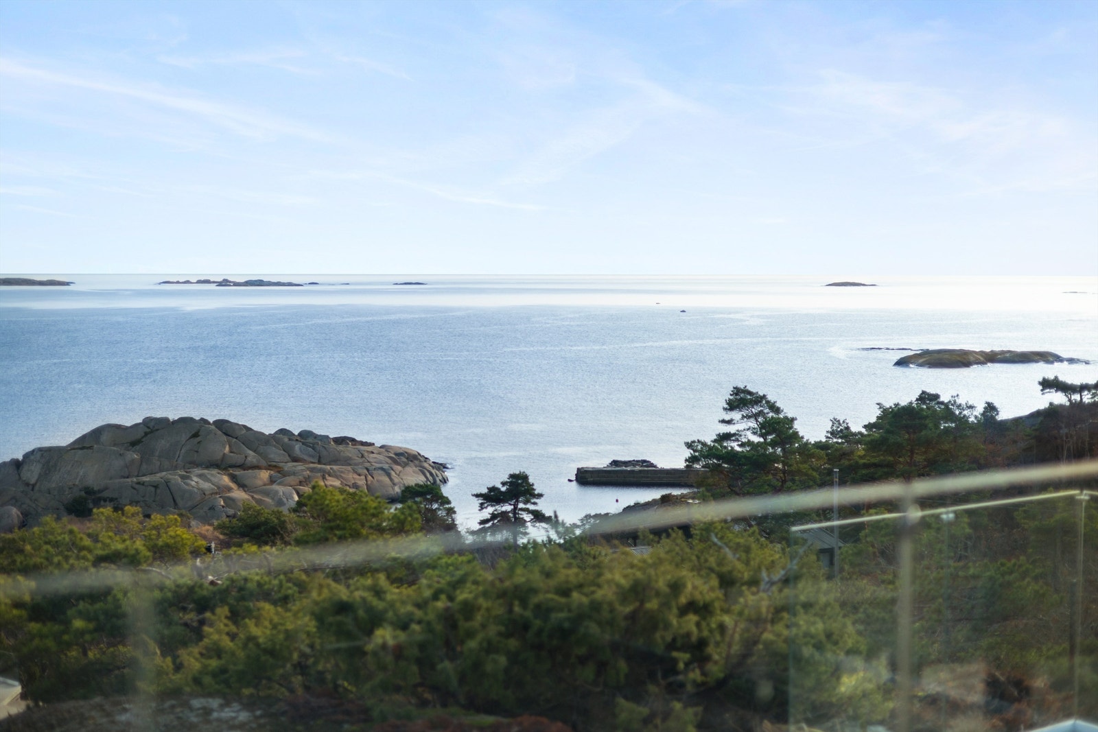 Utsikt fra terrasse Galleribilde