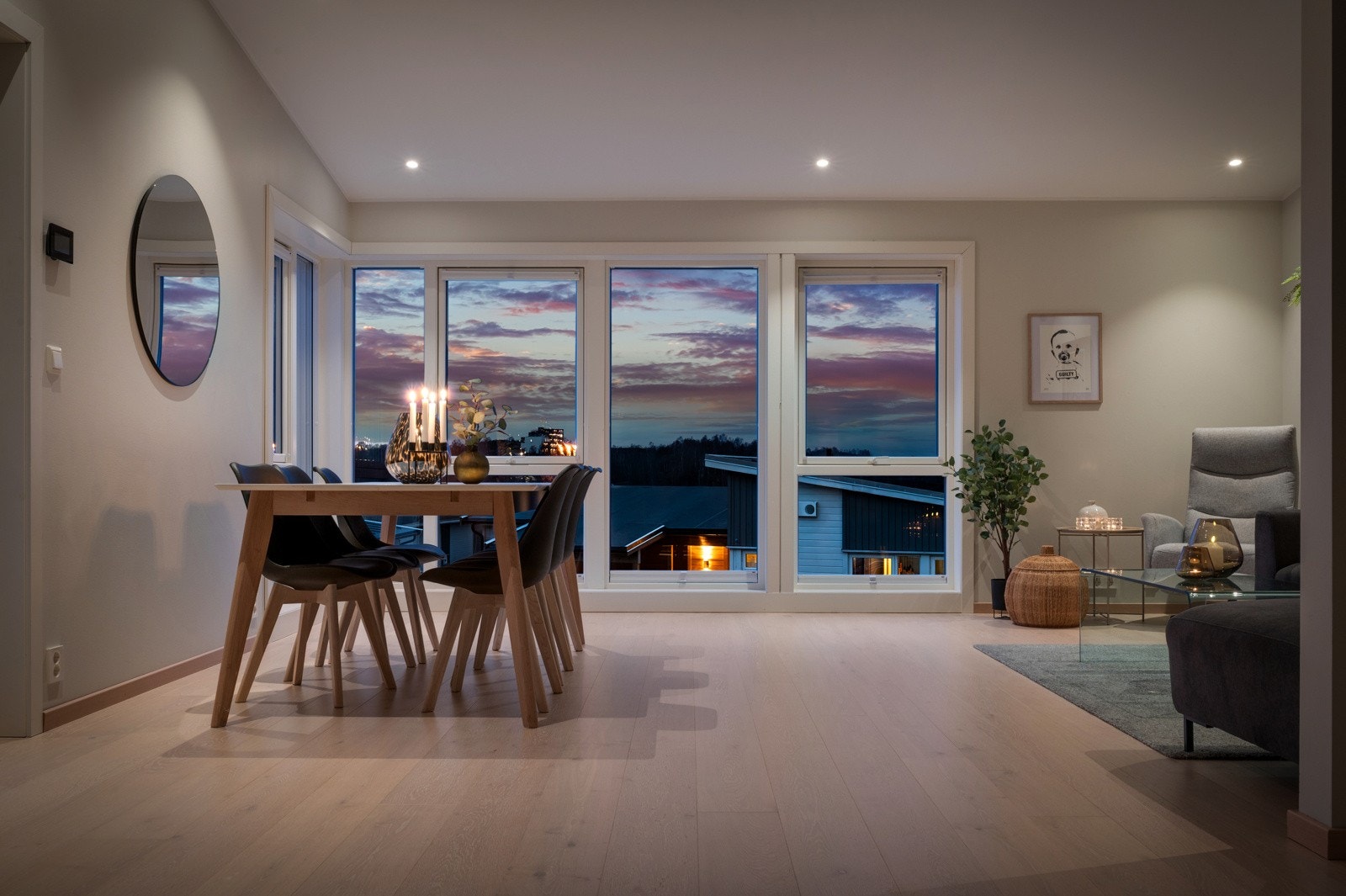 - En lekker utsikt som endrer seg i takt med årstidene - Galleribilde