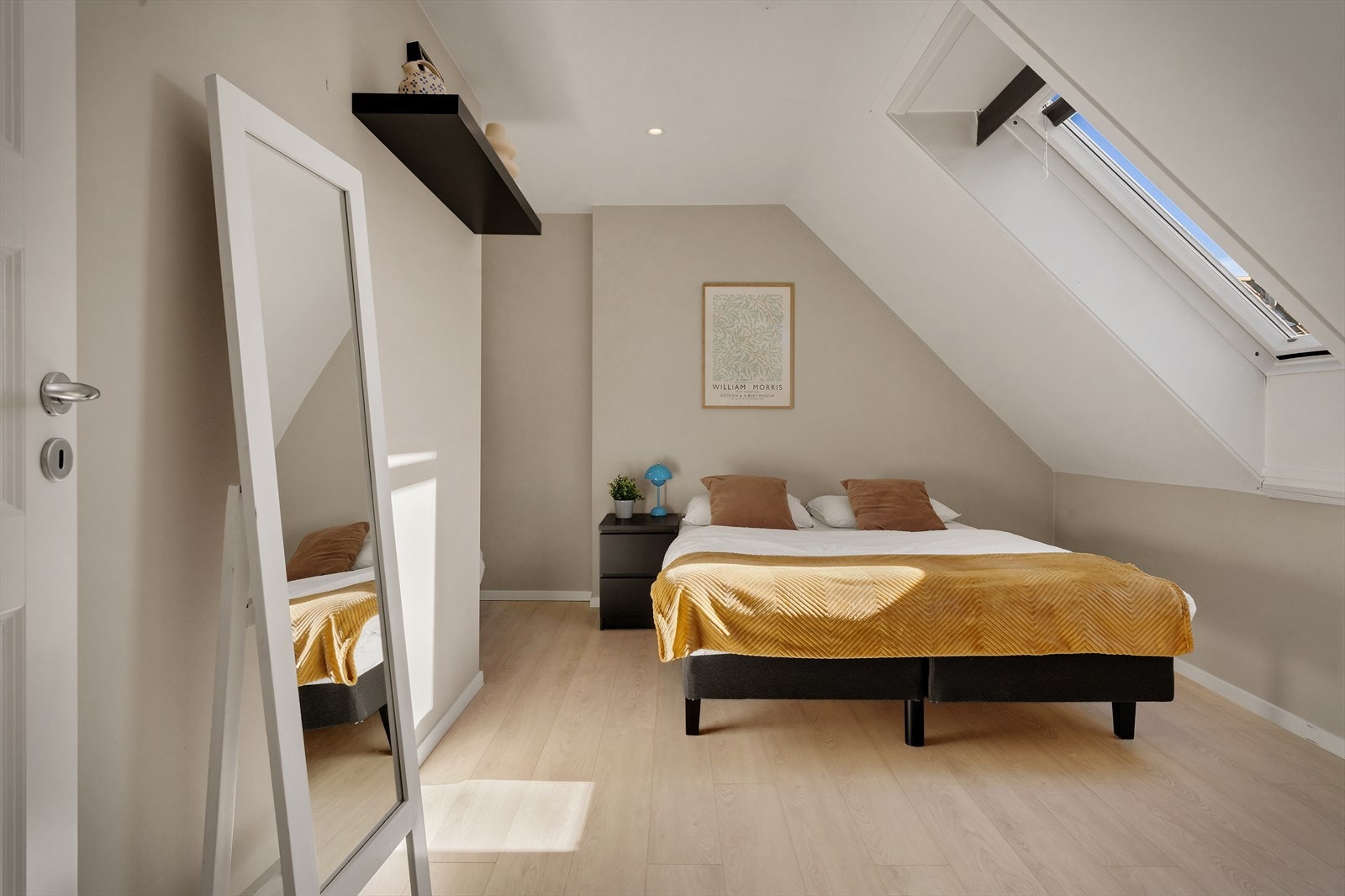 Soverommet er på ca, 11kvm. Galleribilde