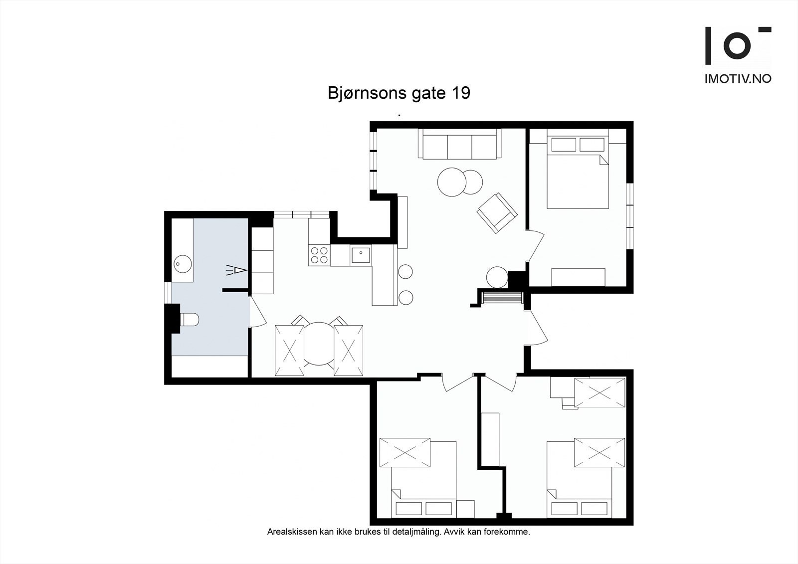 Boligen har en svært god planløsning, perfekt tilpasset deg som ønsker å bo rimelig ved å leie ut ett eller flere rom. Her bor du smart, sentralt og med gode inntektsmuligheter! Galleribilde