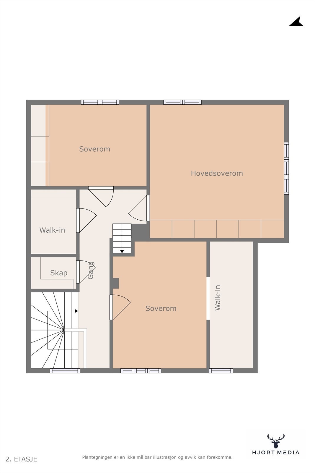 Plantegning Galleribilde