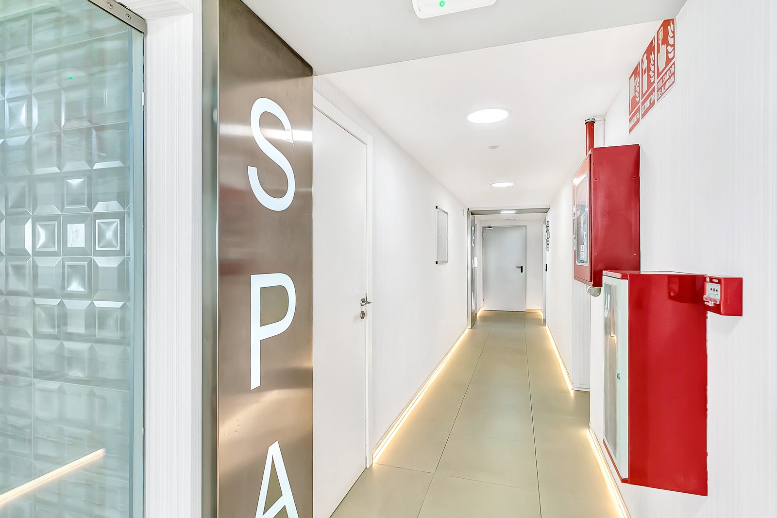 Gangen som fører til treningsrommet og SPA avdelingen. Galleribilde