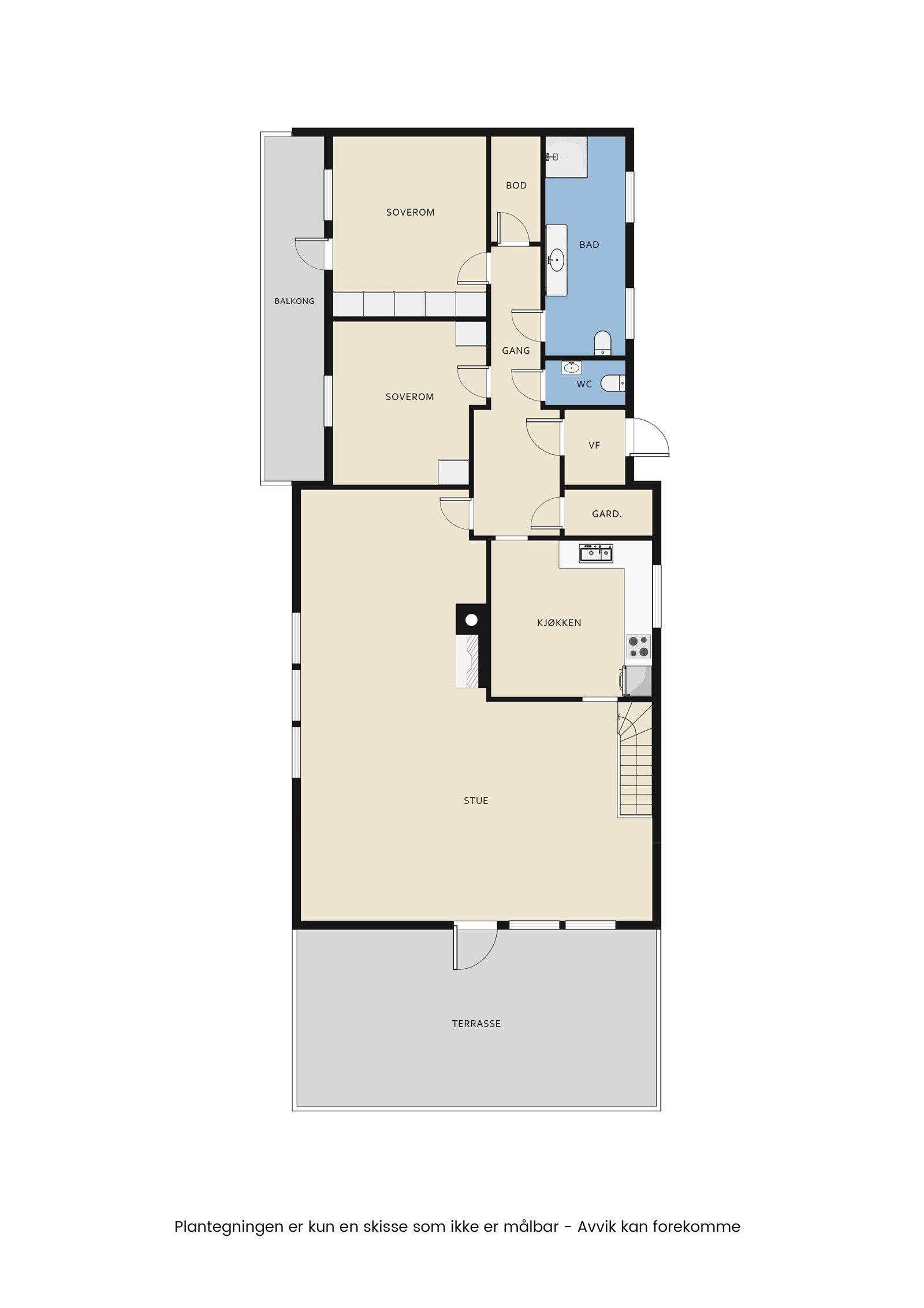 Gjør deg kjent med planløsningen! Galleribilde