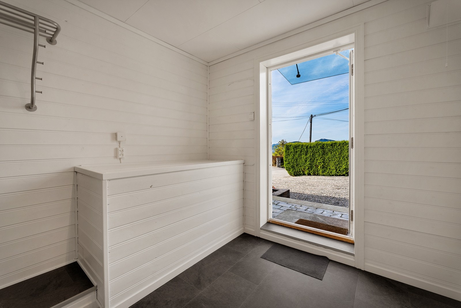 Her ser vi innganspartiet til underetasjen. Galleribilde
