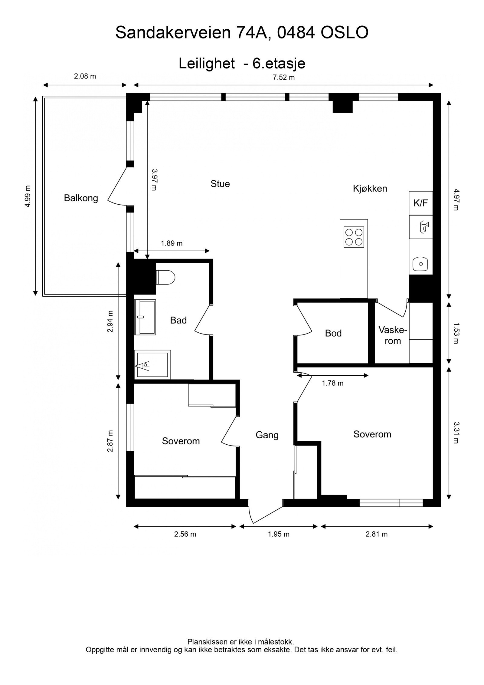 Planløsning. Galleribilde