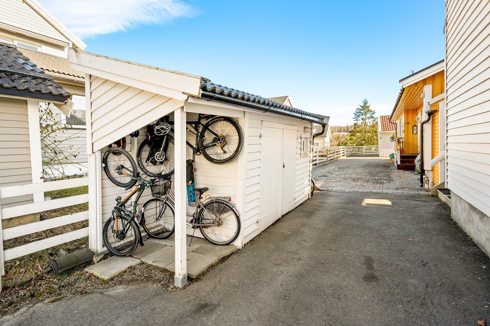 Sykkelparkering. tilhørende denne seksjonen Galleribilde