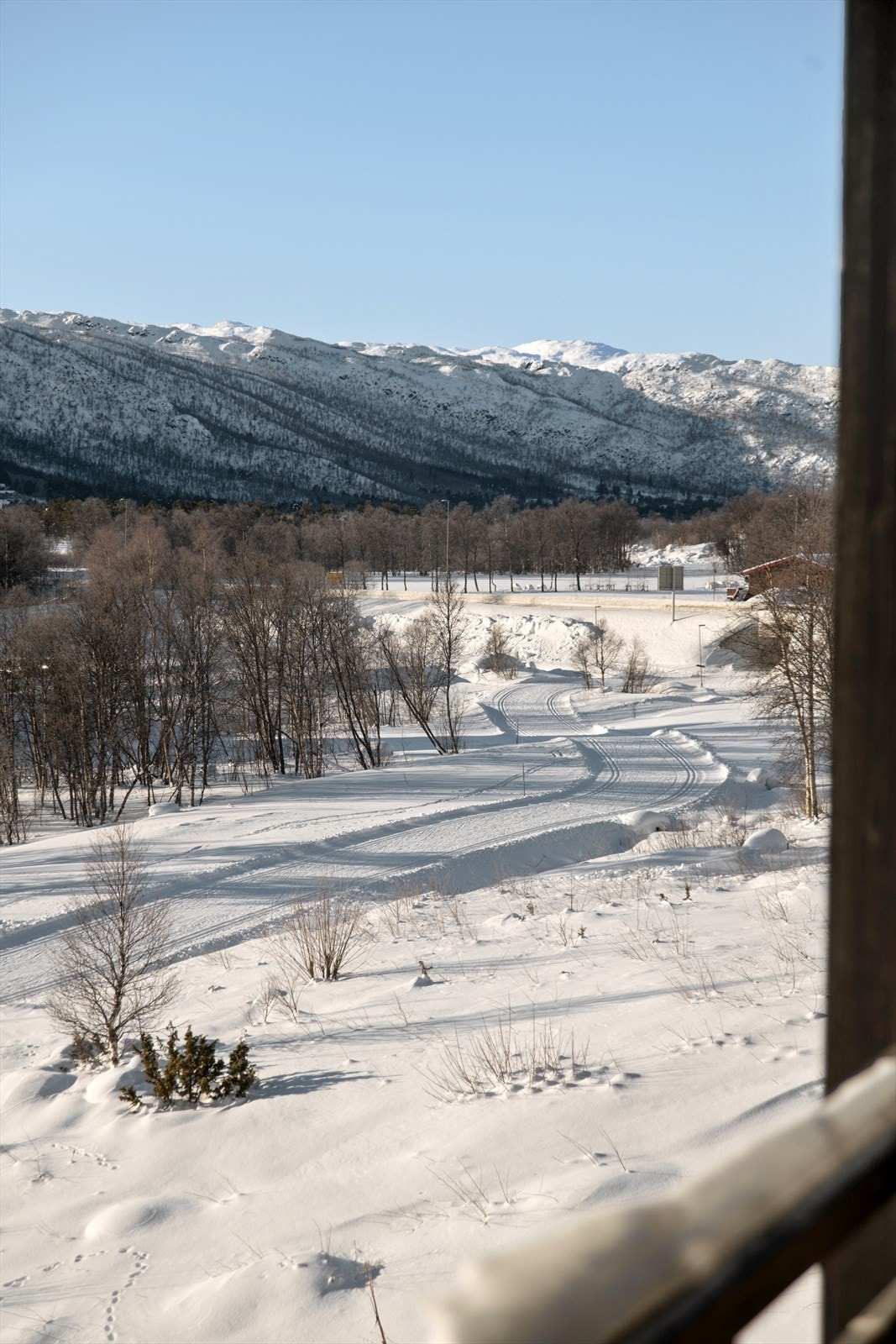Utsikt fra annen leilighet på samme side Galleribilde