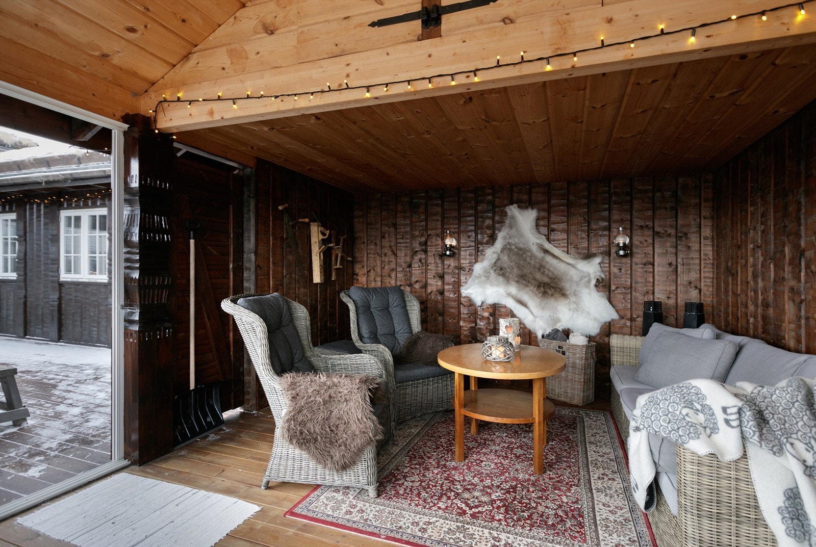 Overbygd utestue Galleribilde