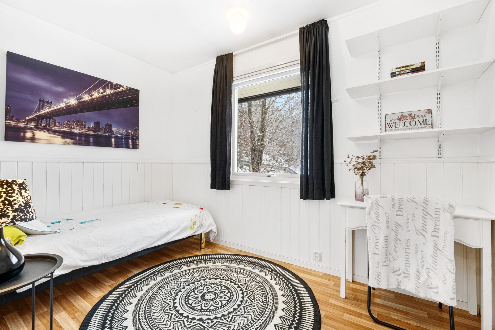 Soverom 2 ved siden av hovedsoverommet. Galleribilde