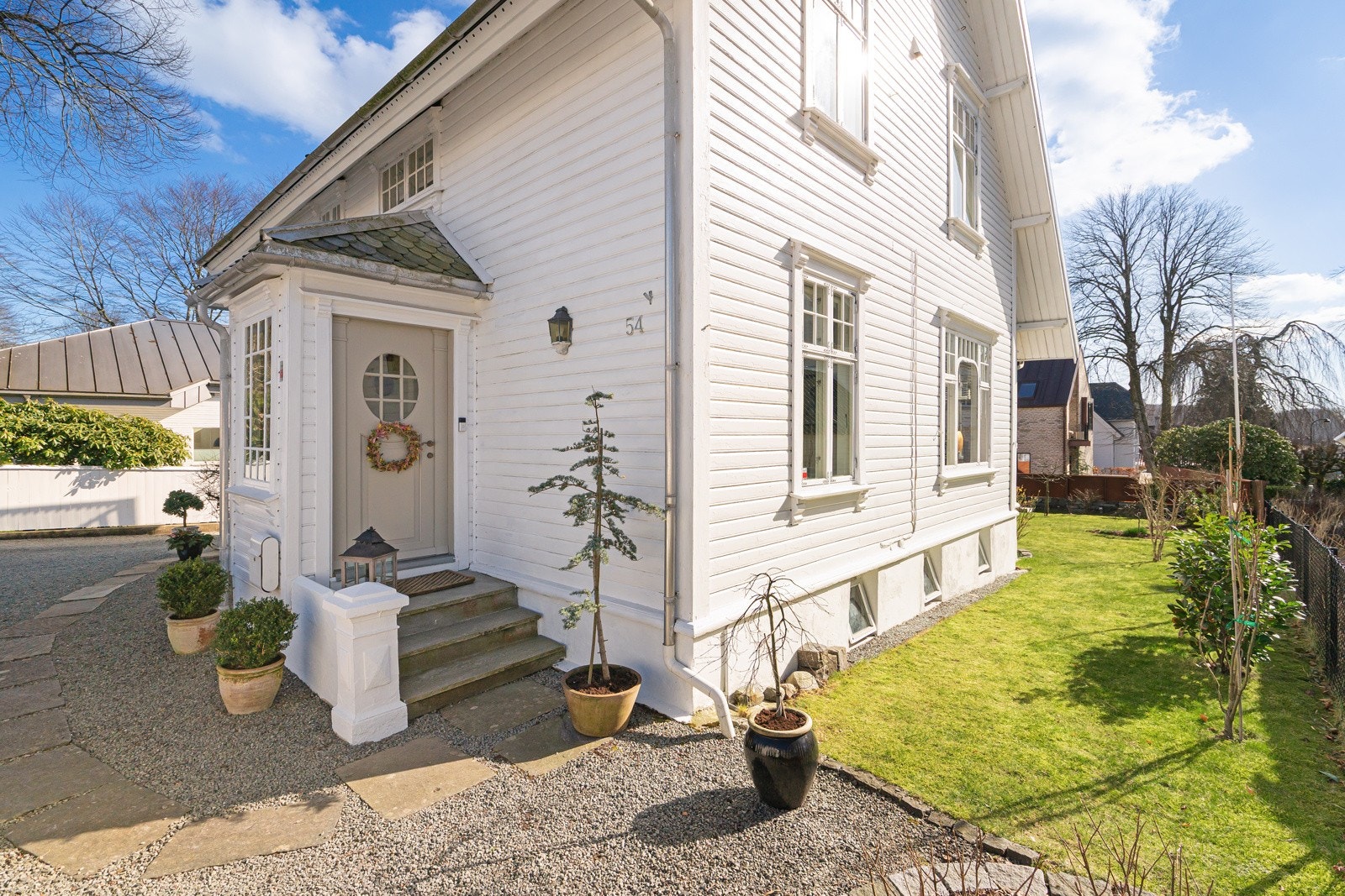 Innbydende inngangsparti. Galleribilde