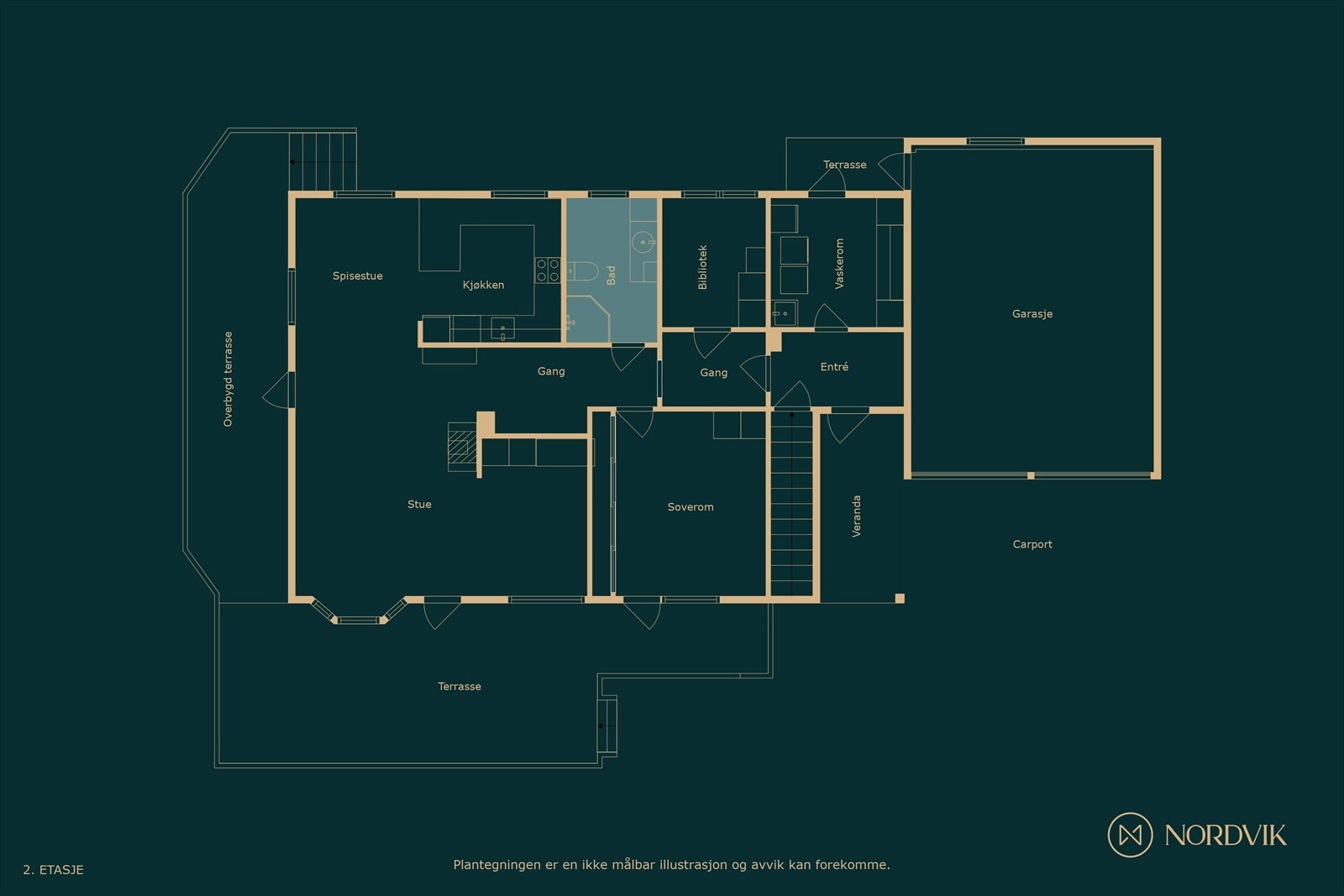 Plantegning Galleribilde