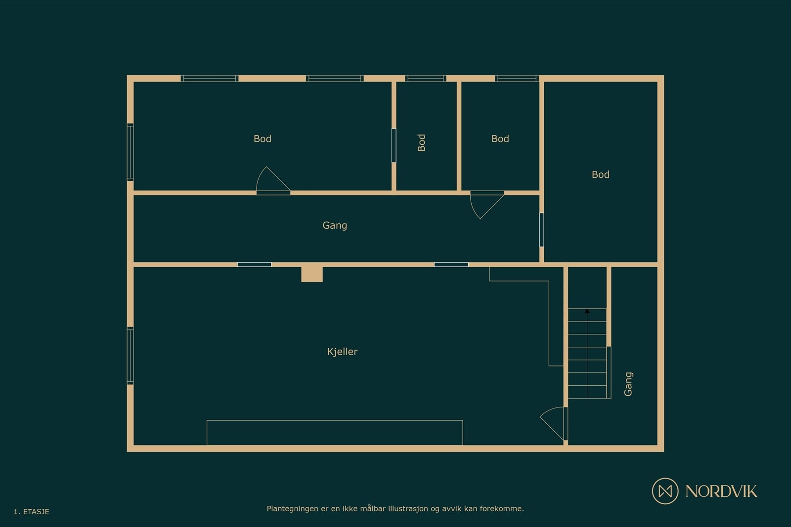 Plantegning Galleribilde