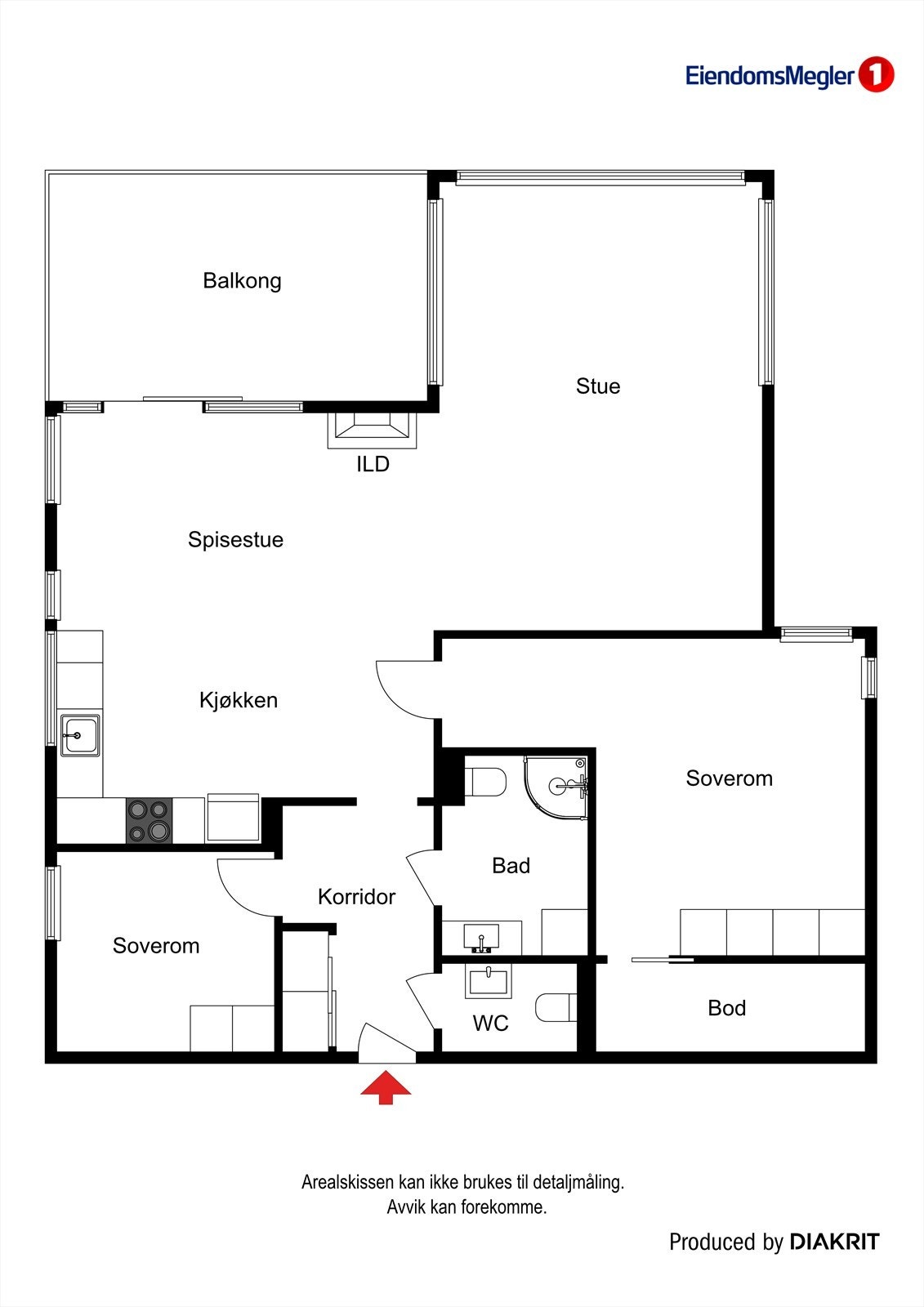 Plantegning Galleribilde