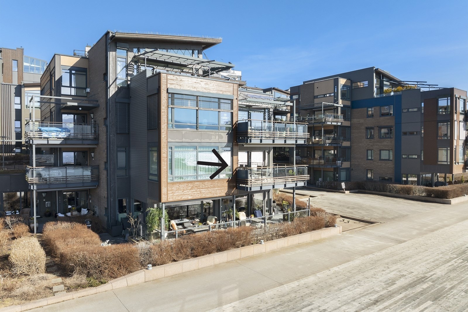 Kaiveien 10 har en god internbeliggenhet i 2.etasje. Galleribilde