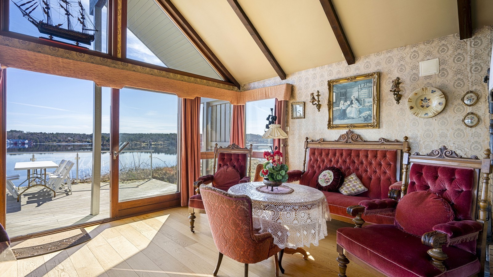 Skyvedør ut til terrassen Galleribilde