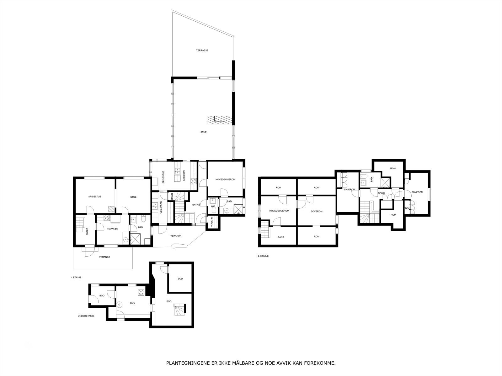 Plantegning Galleribilde