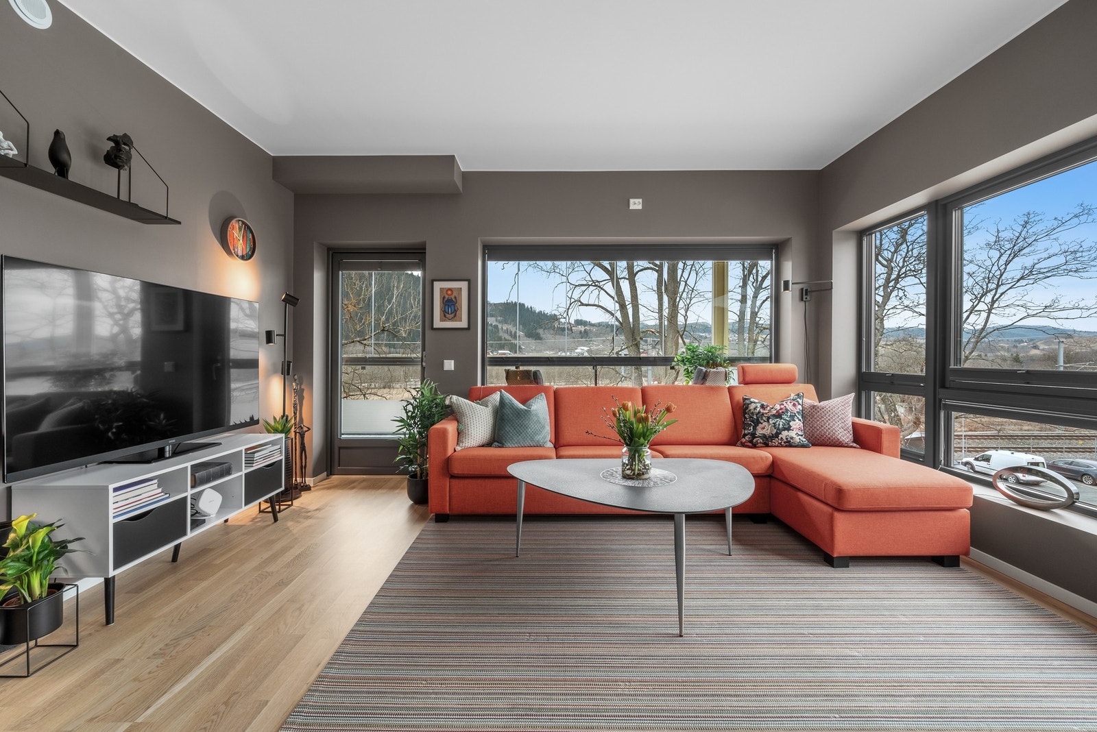 Leiligheten har et totalt BRA på 110m². Galleribilde