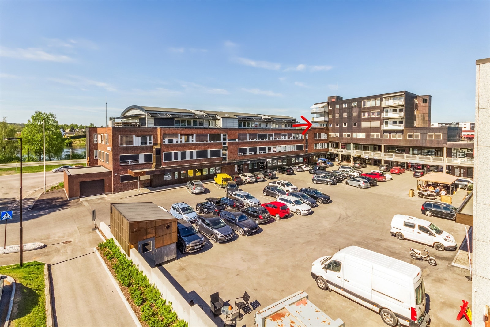 Leiligheten ligger sentralt i Elverum med umiddelbar nærhet til alle fasiliteter Galleribilde