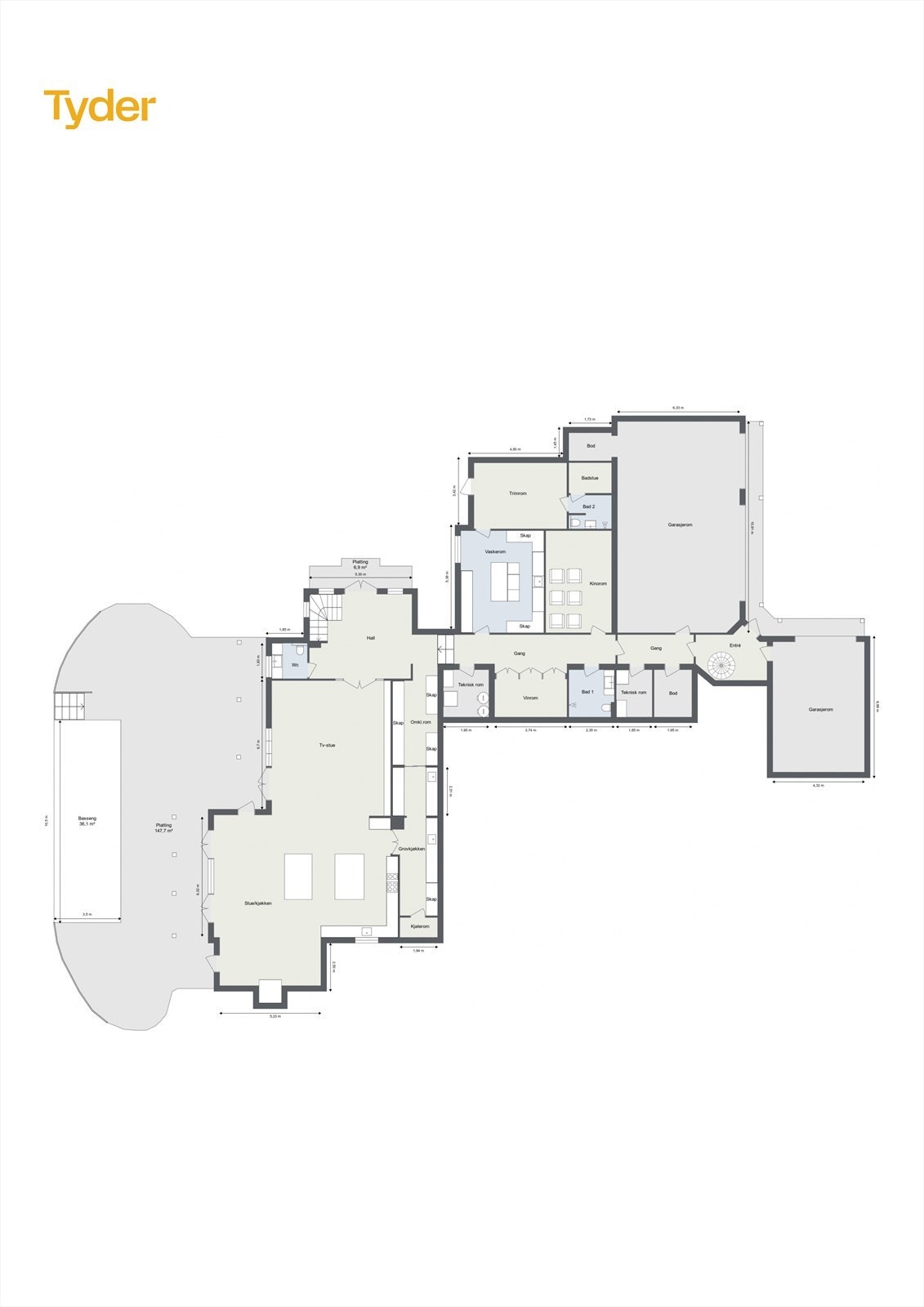 Dr. Natvigs vei 6 -Plan I Galleribilde